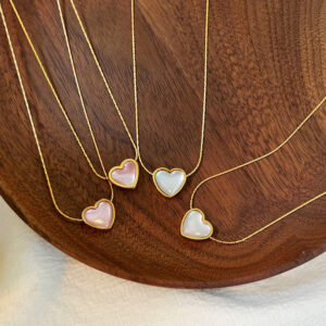 Collar Pearl Heart
